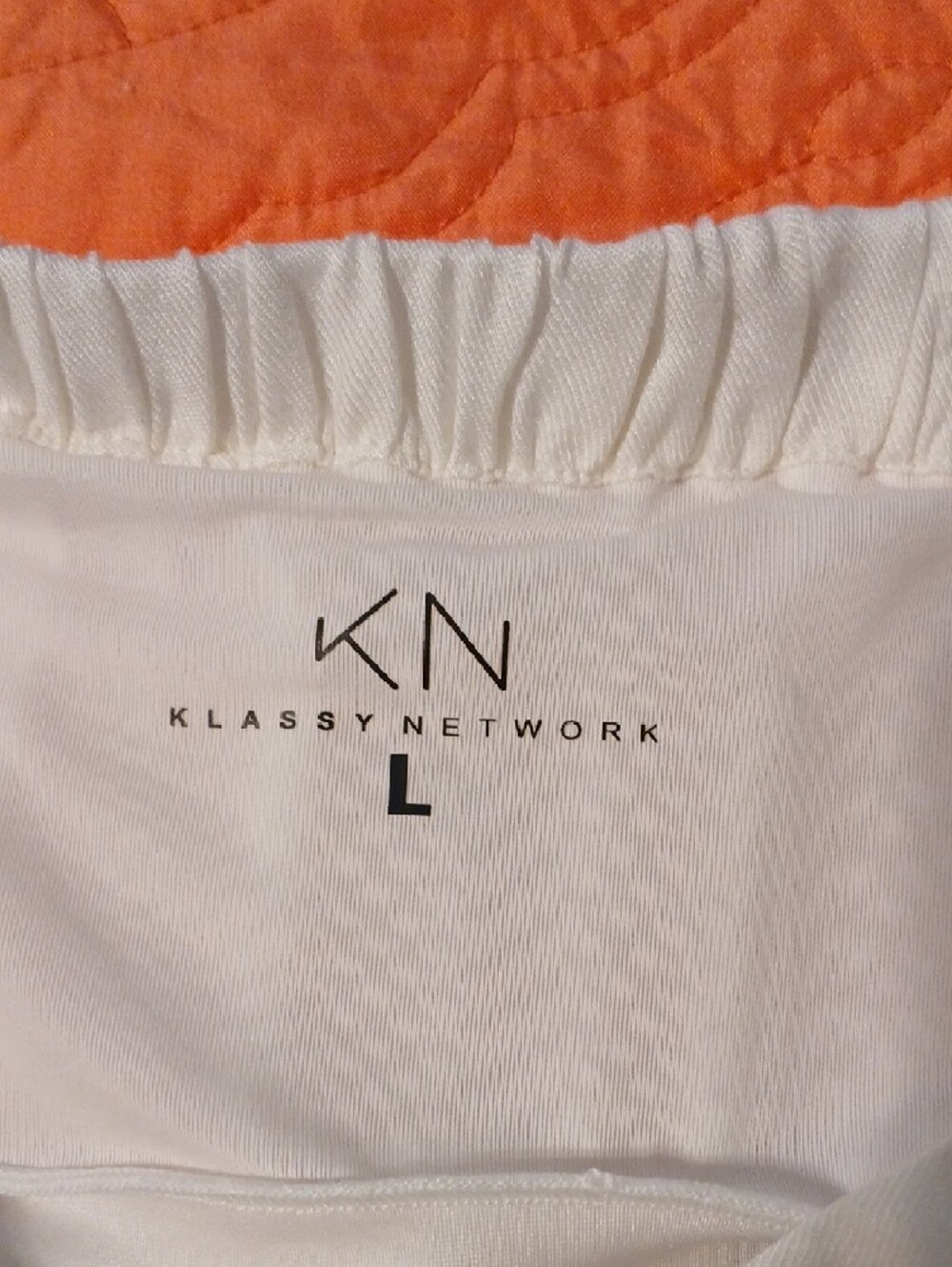 Klassy Network White Crisscross Back Camisole - Picture 2 of 6